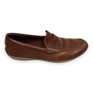 Cole Haan Mens MotoGrand Shoes Loafers Driving Leather Slip On C24577 Brown 12